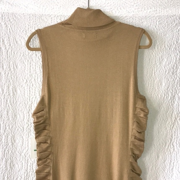 Calvin Klein Turtleneck Knit Sweater Dress - Picture 4 of 7